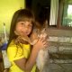 <font face="Arial" size="2">La piccola Jessica  con una lepre sarda cacciata da suo papà Pierino.</font>
